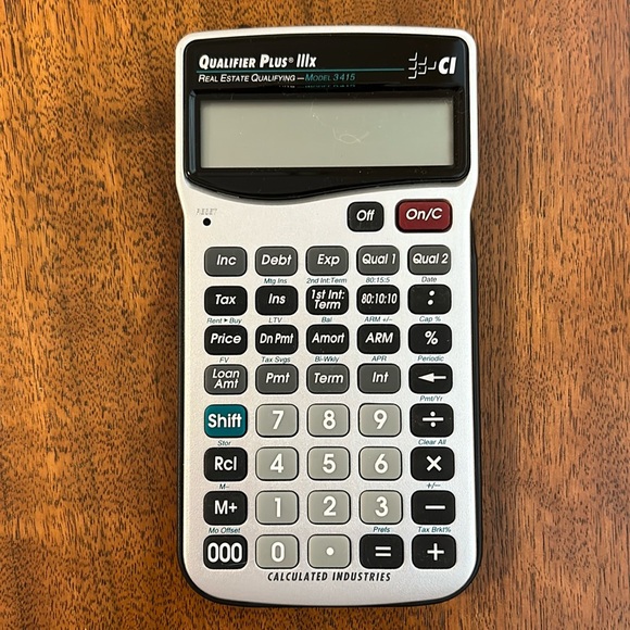 Qualifier Plus lllX Real Estate Calculator - Picture 2 of 5